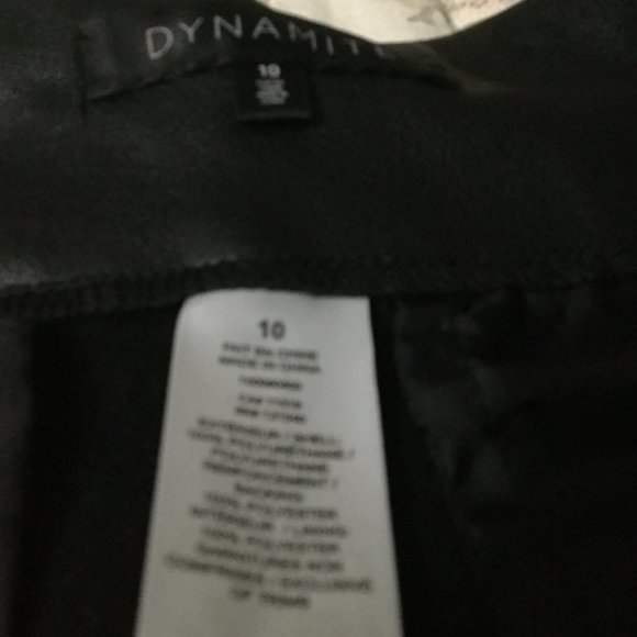 Faux leather pants/trousers - Picture 3 of 7